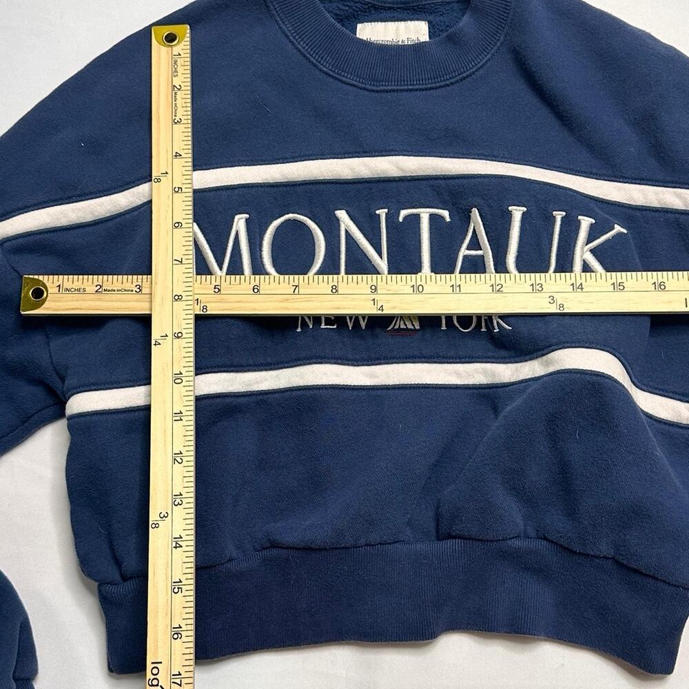 Abercrombie & Fitch Soft Collection Soft Cotton Cropped Sweatshirt Sizs XS - Picture 5 of 5